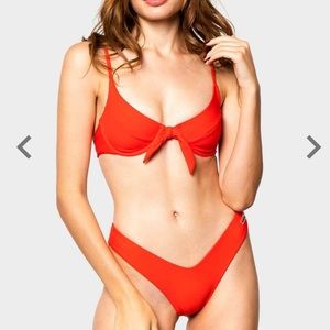 Mimi Red Blackbough Top